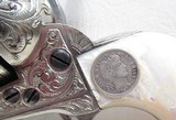 FINE NEW YORK ENGRAVED COLT SINGLE ACTION ARMY REVOLVER from COLLECTING TEXAS – 124 YEARS-OLD – ONE GUN SHIPMENT - 3 of 19