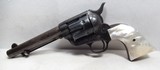 ANTIQUE COLT S.A.A. 44/40 “COLT FRONTIER SIX SHOOTER” from COLLECTING TEXAS – MADE 1894 – PEARL GRIPS - 1 of 17