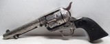 OUTSTANDING 124 YEAR-OLD COLT 45 S.A.A. REVOLVER from COLLECTING TEXAS – SOFT SHIPPED in 1899 – NEW YORK ENGRAVED – FACTORY LETTER