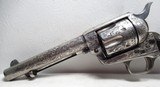 OUTSTANDING 124 YEAR-OLD COLT 45 S.A.A. REVOLVER from COLLECTING TEXAS – SOFT SHIPPED in 1899 – NEW YORK ENGRAVED – FACTORY LETTER - 4 of 18
