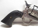 OUTSTANDING 124 YEAR-OLD COLT 45 S.A.A. REVOLVER from COLLECTING TEXAS – SOFT SHIPPED in 1899 – NEW YORK ENGRAVED – FACTORY LETTER - 7 of 18