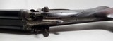 FINE ANTIQUE BACK ACTION DOUBLE BARREL RIFLE by MILLER & VAL. GREISS – MUNCHEN from COLLECTING TEXAS – MADE in 1800’s - 14 of 25