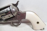 PROBABLY the FINEST ANTIQUE L.D. NIMSCHKE FACTORY ENGRAVED REMINGTON MODEL 1875 REVOLVER in EXISTENCE from COLLECTION TEXAS - 2 of 17