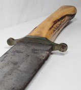 HUGE ENGLISH BOWIE KNIFE from COLLECTING TEXAS – IDENTIFIED to TEXAS CONFEDERATE SOLIDER - 14 of 18