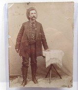 VINTAGE PHOTO of SHERIFF HENRY WILLIAMS KINGSBERRY of COLEMAN COUNTY, TEXAS from COLLECTING TEXAS - 1 of 3