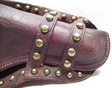 SPOTTED DOUBLE-LOOP HOLSTER from COLLECTING TEXAS – FITS COLT S.A.A. 4 3/4” REVOLVER - 3 of 8