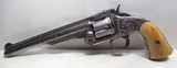 FINE ENGRAVED SMITH & WESSON NO.3 – 2ND MODEL from COLLECTING TEXAS – MADE 1872 – FACTORY LETTER INCLUDED - 5 of 17