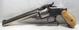 REALLY COLORFUL SMITH & WESSON NO. 3 – 2ND MODEL RUSSIAN REVOLVER from COLLECTING TEXAS – CARVED IVORY GRIPS - 5 of 17
