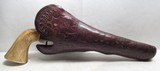 COLT 1860 ARMY REVOLVER with CALIFORNIA HOLSTER and CHECKERED IVORY GRIPS from COLLECTING TEXAS – MADE 1871 - 18 of 22