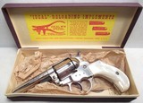 BEAUTIFUL COLT MODEL 1877 - .41 CALIBER “THUNDERER” from COLLECTING TEXAS – MADE 1878 – NICKEL/PEARL with BOX - 1 of 19