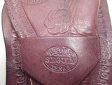 RARE “T. KOCH – SEGUIN, TEXAS” HOLSTER for 4 3/4” COLT S.A.A. REVOLVER from COLLECTING TEXAS – CIRCA LATE 1800’s - 7 of 9