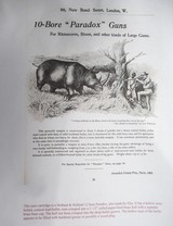 RARE ANTIQUE HOLLAND & HOLLAND DOMINION GRADE 10 BORE “PARADOX” DOUBLE RIFLE from COLLECTING TEXAS - 20 of 25