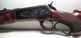OUTSTANDING WINCHESTER MODEL 71 LEVER ACTION RIFLE from COLLECTING TEXAS – MADE 1954 – ENGRAVED with GOLD INLAY ACCENTS – SN 40000 - 7 of 18