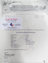 ORIGINAL HIGH CONDITION 107 YEAR-OLD COLT S.A.A. 44-40 from COLLECTING TEXAS – “COLT FRONTIER SIX SHOOTER” ROLL-DIE - 16 of 16