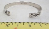 “STERLING” MARKED NATIVE AMERICAN BRACELET from COLLECTING TEXAS - 3 of 5