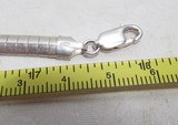 ITALIAN MADE 18” SILVER NECKLACE – MARKED – from COLLECTING TEXAS - 5 of 5