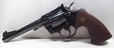 COLT OFFICER’S MODEL MATCH .38 SPECIAL REVOLVER from COLLECTING TEXAS - 1 of 15