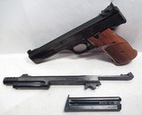 SMITH & WESSON MODEL 41 PISTOL from COLLECTING TEXAS – EXTRA MUZZLE BREAK BARREL and EXTRA MAGAZINE INCLUDED - .22 LR CALIBER - 1 of 20