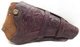 3 NICE OLD HOLSTERS for a COLT S.A.A. REVOLVER with 4 3/4” BARREL from COLLECTING TEXAS - 2 of 20