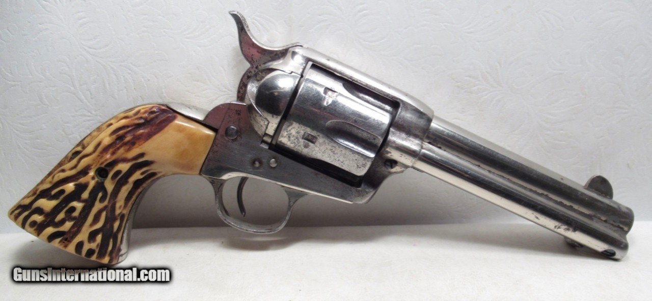 NICE COLT 45 SINGLE ACTION ARMY REVOLVER from COLLECTING