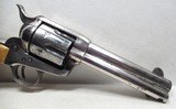 NICE COLT 45 SINGLE ACTION ARMY REVOLVER from COLLECTING TEXAS – NICKEL with NICE OLD JIG BONE GRIPS – MISSOURI SHIPPED in 1902 - 8 of 18