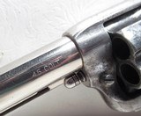 NICE COLT 45 SINGLE ACTION ARMY REVOLVER from COLLECTING TEXAS – NICKEL with NICE OLD JIG BONE GRIPS – MISSOURI SHIPPED in 1902 - 5 of 18