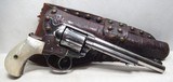 ANTIQUE WESTERN SHIPPED COLT MODEL 1877 “THUNDERER” REVOLVER from COLLECTING TEXAS – MADE 1880 – FANTASTIC SPOTTED HOLSTER INCLUDED - 1 of 24