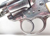 ANTIQUE WESTERN SHIPPED COLT MODEL 1877 “THUNDERER” REVOLVER from COLLECTING TEXAS – MADE 1880 – FANTASTIC SPOTTED HOLSTER INCLUDED - 7 of 24