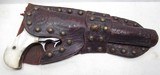 ANTIQUE WESTERN SHIPPED COLT MODEL 1877 “THUNDERER” REVOLVER from COLLECTING TEXAS – MADE 1880 – FANTASTIC SPOTTED HOLSTER INCLUDED - 19 of 24