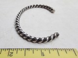 SET of 3 ROPE STYLE SILVER BRACELETS from COLLECTING TEXAS - 11 of 13