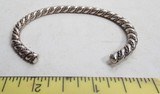 SET of 3 ROPE STYLE SILVER BRACELETS from COLLECTING TEXAS - 8 of 13