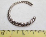 SET of 3 ROPE STYLE SILVER BRACELETS from COLLECTING TEXAS - 7 of 13