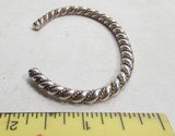 SET of 3 ROPE STYLE SILVER BRACELETS from COLLECTING TEXAS - 9 of 13