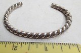 SET of 3 ROPE STYLE SILVER BRACELETS from COLLECTING TEXAS - 6 of 13