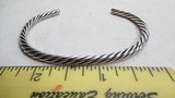 SET of 3 ROPE STYLE SILVER BRACELETS from COLLECTING TEXAS - 2 of 13