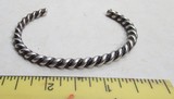 SET of 3 ROPE STYLE SILVER BRACELETS from COLLECTING TEXAS - 10 of 13