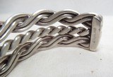 NICE HEAVY “STERLING” MARKED SILVER BRACELET from COLLECTING TEXAS - 8 of 8
