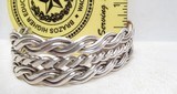 NICE HEAVY “STERLING” MARKED SILVER BRACELET from COLLECTING TEXAS - 6 of 8