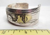 VERY NICE WESTERN THEMED SILVER BRACELET from COLLECTING TEXAS – MARKED “STERLING” - 5 of 10