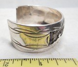 VERY NICE WESTERN THEMED SILVER BRACELET from COLLECTING TEXAS – MARKED “STERLING” - 8 of 10