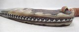 CUSTOM HANDMADE KNIFE by GARY HICKS from COLLECTING TEXAS – RAM’S HORN and HAND FILE WORK with ORIGINAL SHEATH - 8 of 20