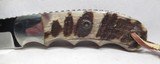 CUSTOM HANDMADE KNIFE by GARY HICKS from COLLECTING TEXAS – RAM’S HORN and HAND FILE WORK with ORIGINAL SHEATH - 5 of 20