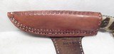 CUSTOM HANDMADE KNIFE by GARY HICKS from COLLECTING TEXAS – RAM’S HORN and HAND FILE WORK with ORIGINAL SHEATH - 16 of 20