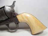 ANTIQUE ORIGINAL COLT S.A.A. 45 REVOLVER from COLLECTING TEXAS – MISSOURI SHIPPED in 1883 – IVORY GRIPS - FACTORY LETTER - 2 of 17