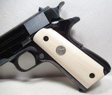 VERY RARE PRE-WAR COLT NATIONAL MATCH PISTOL from COLLECTING TEXAS – SHIPPED 1939 – SWARTZ SAFETY - 2 of 16
