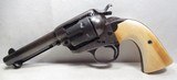 VERY NICE COLT BISLEY MODEL S.A.A. REVOLVER from COLLECTING TEXAS – MADE 1901 – HOLSTER INCLUDED - 4 of 20