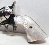 FINE SPECIAL ORDER COLT S.A.A. 45 CALIBER REVOLVER from COLLECTING TEXAS – MADE 1925 – FACTORY LETTER on ORDER - 6 of 18