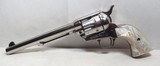 FINE SPECIAL ORDER COLT S.A.A. 45 CALIBER REVOLVER from COLLECTING TEXAS – MADE 1925 – FACTORY LETTER on ORDER - 5 of 18