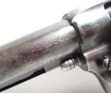 124 YEAR-OLD COLT S.A.A. 45 CALIBER REVOLVER from COLLECTING TEXAS – “A.W. BRILL – MAKER - AUSTIN, TEX” HOLSTER INCLUDED - 8 of 22