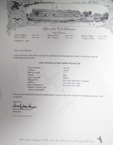ANTIQUE WESTERN SHIPPED COLT S.A.A. 44-40 REVOLVER from COLLECTING TEXAS – SHIPPED to SALT LAKE CITY, UTAH in 1898 – FACTORY LETTER - 22 of 22